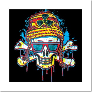 Rad Winter Skull With Slick Shades Posters and Art